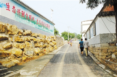 寶豐縣大營鎮白石坡傳統古村變美麗新村